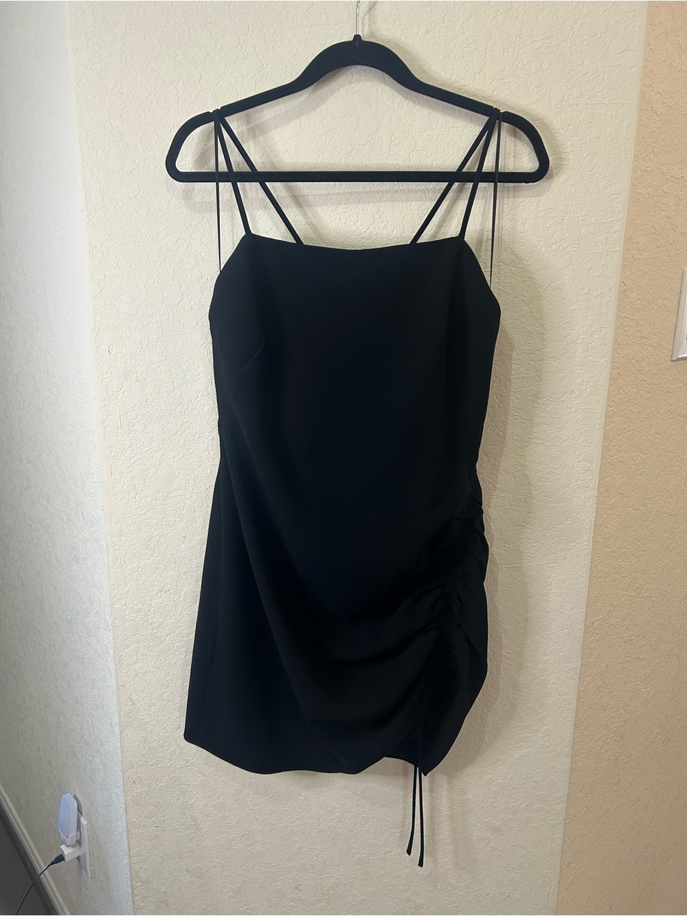 Zara Black Mini Dress with Adjustable Straps